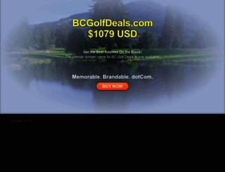 bcgolfdeals.com screenshot