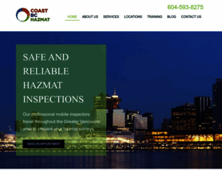 bchazmatinspections.ca screenshot