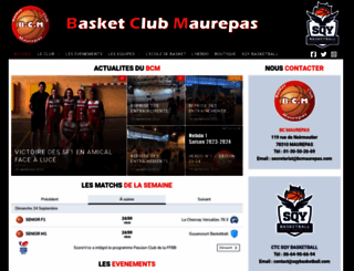 bcmaurepas.com screenshot