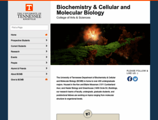 bcmb.utk.edu screenshot