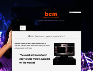 bcmmusicsystems.com screenshot