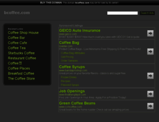 bcoffee.com screenshot