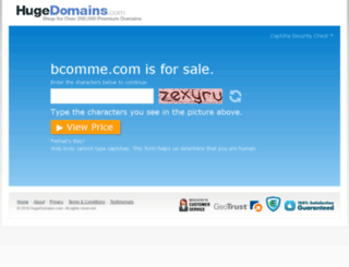 bcomme.com screenshot
