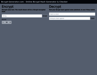 bcrypt-generator.com screenshot