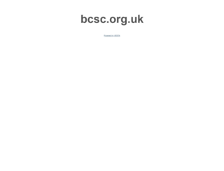 bcsc.org.uk screenshot