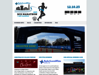 bcsmarathon.com screenshot