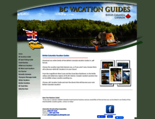 bcvacationguide.com screenshot