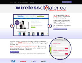 bcwireless.wirelessdealer.ca screenshot