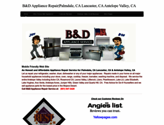 bdappliance.com screenshot