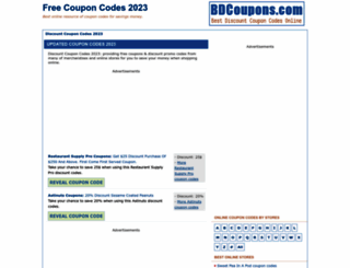 bdcoupons.com screenshot