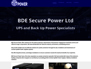 bdesecurepower.co.uk screenshot