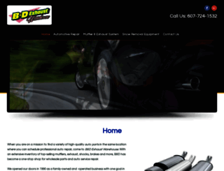 bdexhaust.com screenshot