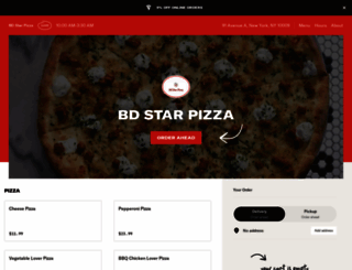 bdstarpizza.com screenshot