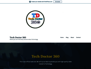 bdtechdoctor360.wordpress.com screenshot