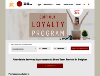 be-housing.be screenshot