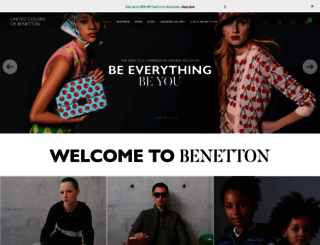 be.benetton.com screenshot