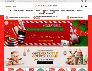 be.cosme-de.com screenshot