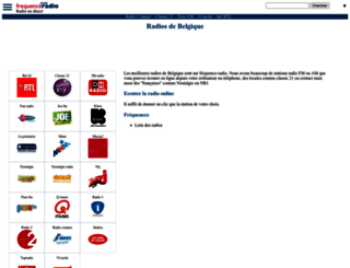 be.frequence-radio.com screenshot