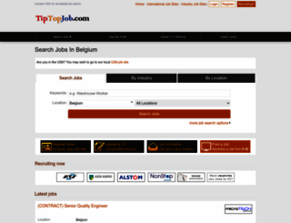 be.tiptopjob.com screenshot