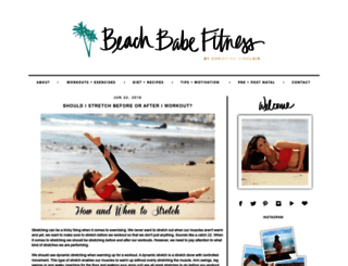 beachbabefitness.com screenshot