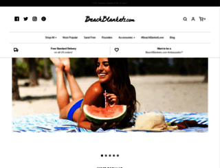beachblankets.com screenshot