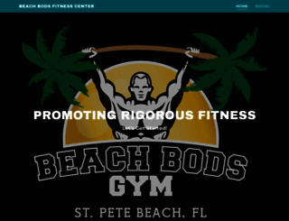 beachbodsfitnesscenter.com screenshot