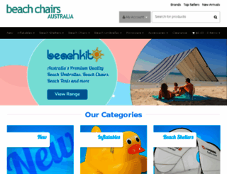 beachchairsaustralia.com.au screenshot