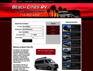 beachcitiesrv.com screenshot
