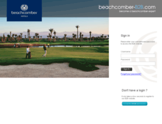 beachcomber-b2b.com screenshot