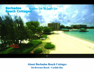beachcottagesbarbados.com screenshot