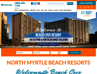 beachcove.com screenshot