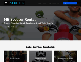 beachscooter.com screenshot
