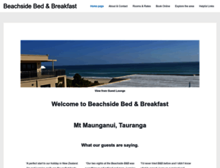 beachsidebnb.co.nz screenshot