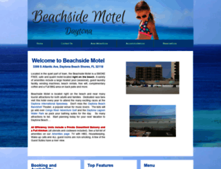beachsidemoteldaytona.com screenshot