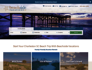 beachsidevacations.com screenshot
