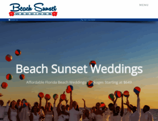 beachsunsetweddings.com screenshot