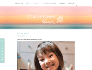 beachtownblonde.com screenshot