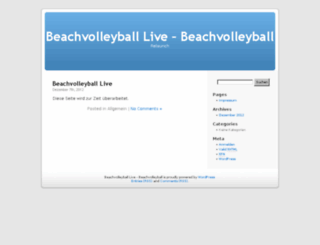 beachvolleyball-live.com screenshot