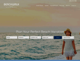 beachwalkvacationrentals.com screenshot