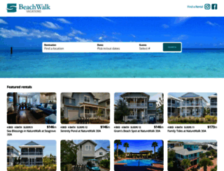 beachwalkvacations.com screenshot