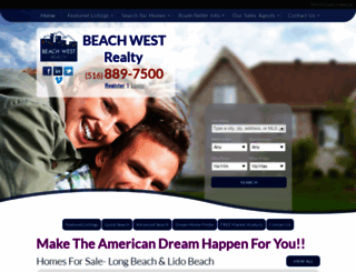 beachwestrealty.com screenshot