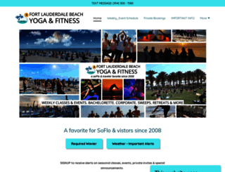beachyogafit.com screenshot