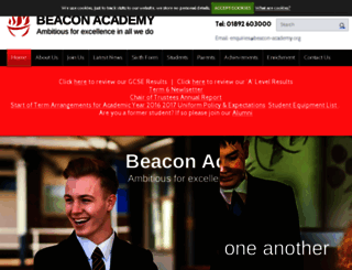 beacon-academy.org screenshot