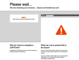 beacon.schneidercorp.com screenshot
