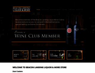 beaconlandingliquor.com screenshot