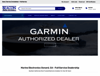 beaconmarineelectronics.com screenshot