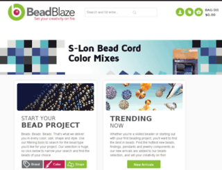beadblaze.com screenshot