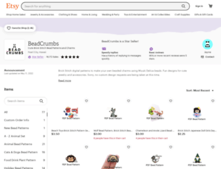 beadcrumbs.etsy.com screenshot