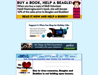 beaglesandbuddies.com screenshot