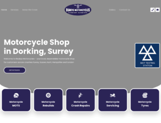 beakysmotorcycles.com screenshot